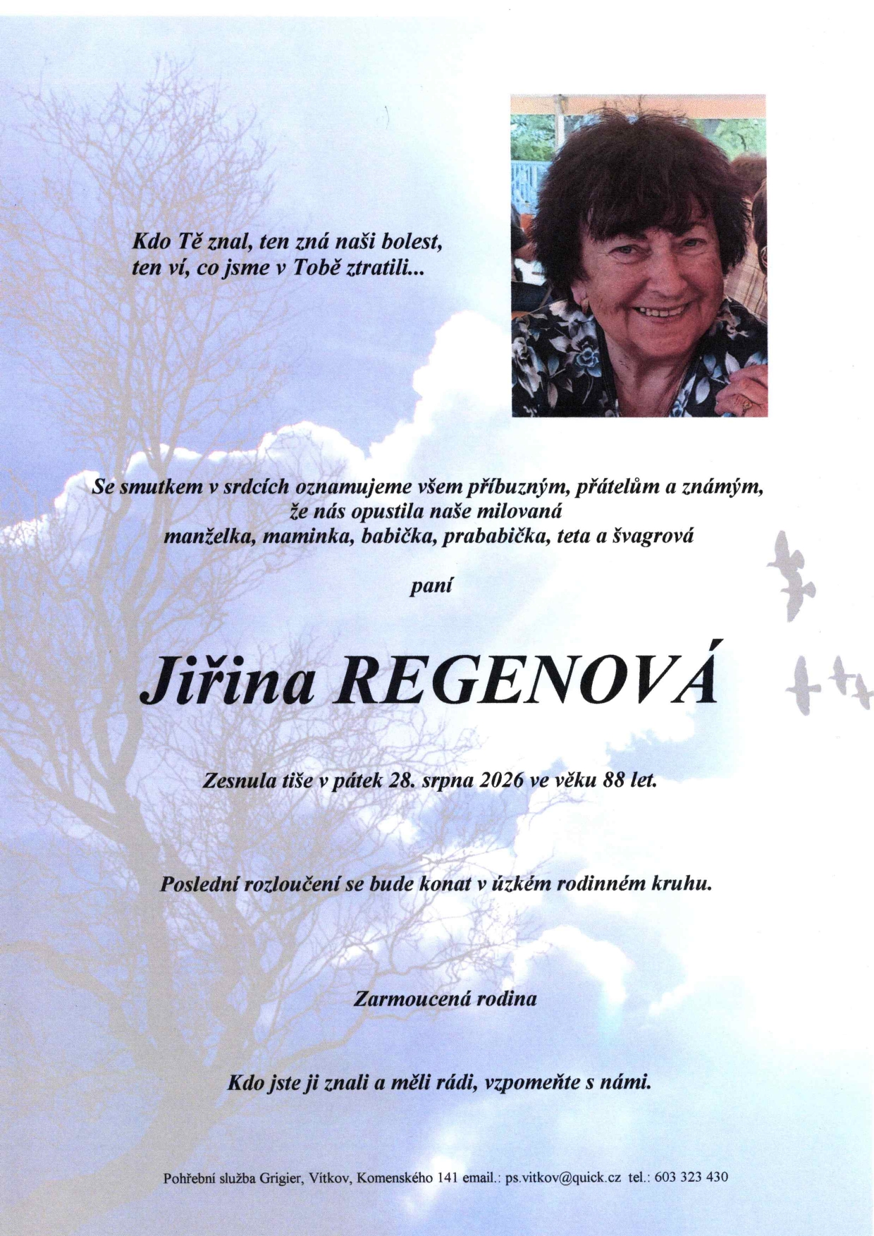 Srpen_2026_Jiřina Regenová